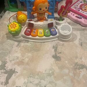 Musical Monkey Toy with Colorful Keyboard